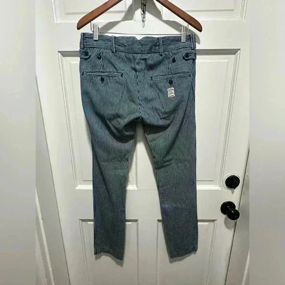 Diesel Industry 100% Cotton Navy Pin Stripe Chi Tight Slim Fit Jeans 31X30 - Picture 4 of 11